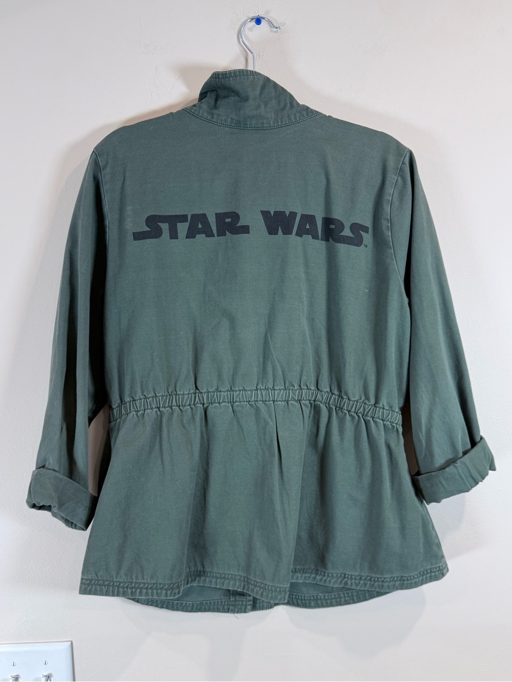 🔥Star Wards women’s Olive Green Utility Jacket with Patches Size XL EC🔥 - Picture 2 of 7